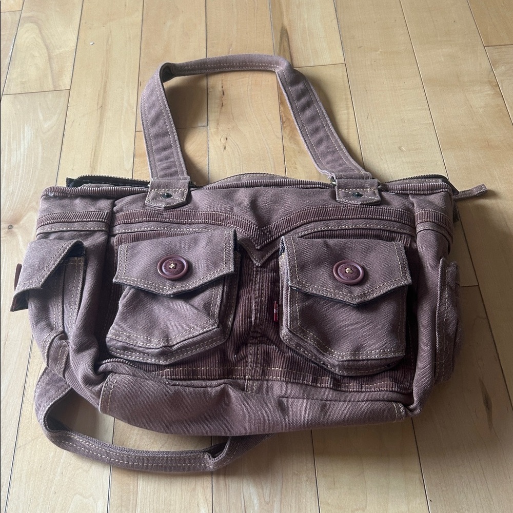 Vintage Levi’s Brown Canvas Tote Bag